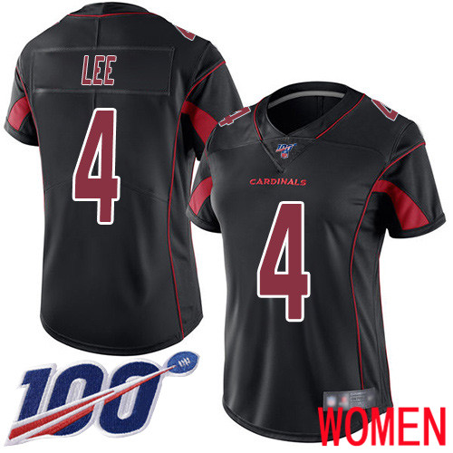 Arizona Cardinals Limited Black Women Andy Lee Jersey NFL Football #4 100th Season Rush Vapor Untouchable->youth nfl jersey->Youth Jersey